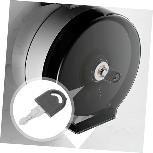 SOLUSTREHigh-Quality Stainless Steel Toilet Paper Dispenser Key Commercial Use Ergonomic Design