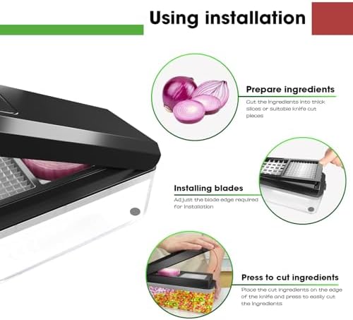Interchangeable Blade Vegetable Chopper