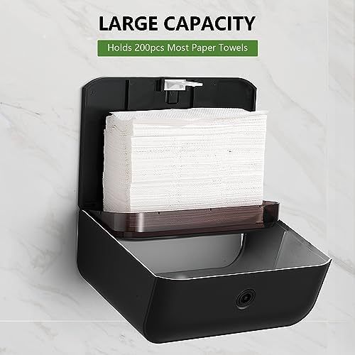 Modundry Wall-Mounted Paper Towel Dispensers with Smart Lock Adhesive No Drilling