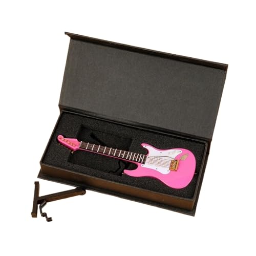 ZALHIN Mini Ornements D’instruments De Musique Mini Guitare Électrique Miniature Instrument De Musique Modèle Collection Ornement Accessoires Cadeau Décoration De La Maison(Electric Guitar,18cm) - Les Beatles, Paul McCartney, John Lennon, RIngo Starr, George Harrison ZALHIN Mini Ornements D'instruments De Musique Mini Guitare Électrique Miniature Instrument De Musique Modèle Collection Ornement Accessoires Cadeau Décoration De La Maison(Electric Guitar,18cm)