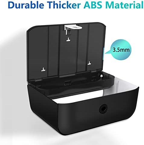 Sturdy Long-Lasting Trifold Dispenser Black
