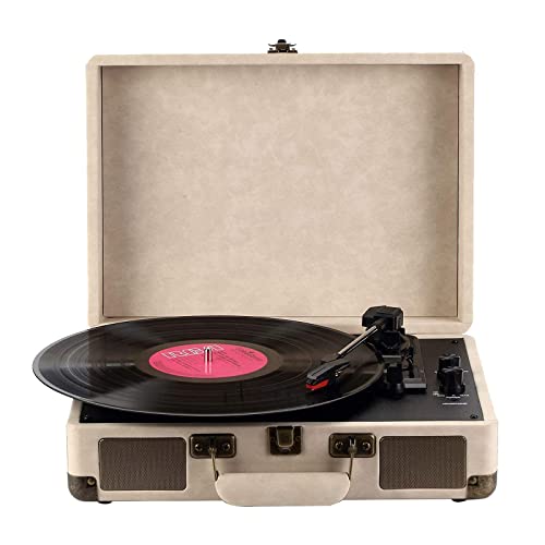 Tourne-Disque rétro, Tourne-Disque Vinyle avec Haut-parleurs stéréo intégrés, disques vinyles Portables rétro Vintage P (Chair) - Les Beatles, Paul McCartney, John Lennon, RIngo Starr, George Harrison Tourne-Disque rétro, Tourne-Disque Vinyle avec Haut-parleurs stéréo intégrés, disques vinyles Portables rétro Vintage P (Chair)