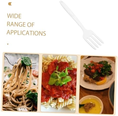 SHOWERORO 2pcs Heat Resistant Silicone Dinner Forks