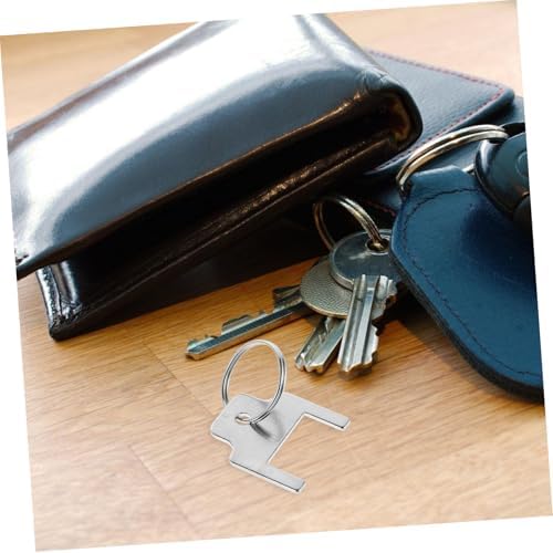 Zerodeko 5-Piece Metal Key Ring Set for Paper Towel Dispensers