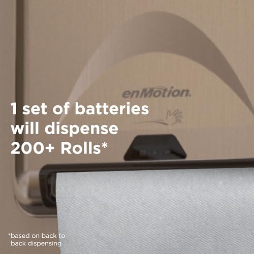 enMotion Georgia-Pacific Touchless Paper Towel Dispenser 10-inch Black