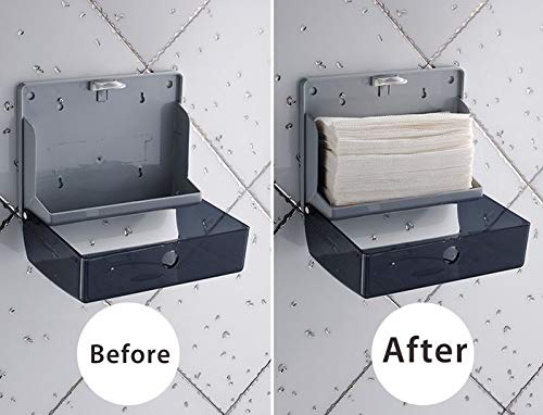 Professional Black Wall-Mounted Paper Towel Dispenser