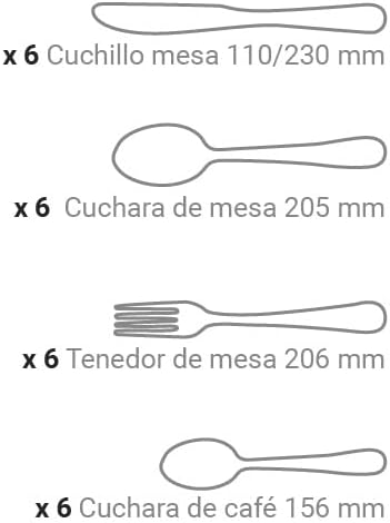 Arcos 24-Piece Flatware Set - Premium Stainless Steel Cutlery
