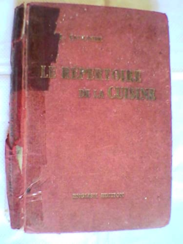 Le Répertoire de la cuisine. Translated ... by E. Brunet