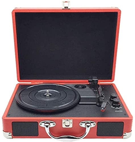 Tourne-Disque Vinyle rétro Gramophone créatif rétro Haut-Parleur Bluetooth Valise Rouge Tourne-Disque - Les Beatles, Paul McCartney, John Lennon, RIngo Starr, George Harrison Tourne-Disque Vinyle rétro Gramophone créatif rétro Haut-Parleur Bluetooth Valise Rouge Tourne-Disque
