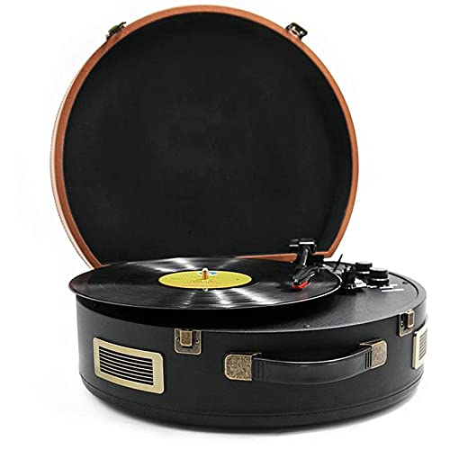 Tourne-Disque Vinyle Portable avec Haut-parleurs stéréo intégrés, entraînement par Courroie à 3 Vitesses, Prise Casque, Lecture/Sortie USB, entrée auxiliaire (Noir) - Les Beatles, Paul McCartney, John Lennon, RIngo Starr, George Harrison Tourne-Disque Vinyle Portable avec Haut-parleurs stéréo intégrés, entraînement par Courroie à 3 Vitesses, Prise Casque, Lecture/Sortie USB, entrée auxiliaire (Noir)