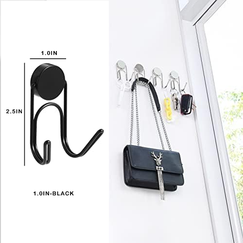 Buelkmag Magnetic Hooks 4 Pack 24Lbs Heavy Duty