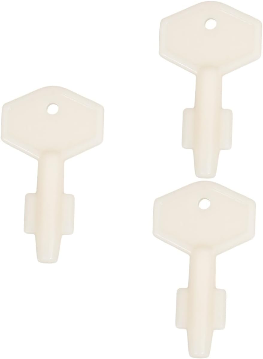 3pcs Universal Toilet Paper Dispenser Key Plastic Replacement for Commercial Use