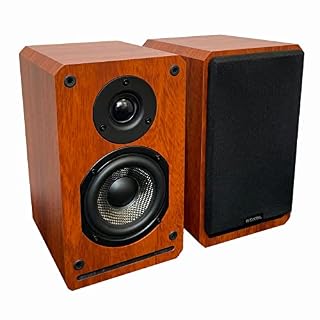 ROXEL RBS 300 Haut-Parleur d’étagère en Bois de Cerisier, Son détaillé et raffiné, Basses Profondes et aigus Lisses 150 W RMS - Les Beatles, Paul McCartney, John Lennon, RIngo Starr, George Harrison