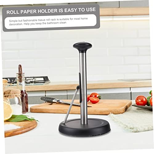 ULTECHNOVO Roll Tissue Holder Kitchen_paper Towel Dispenser Napkin Rack Space-Saving