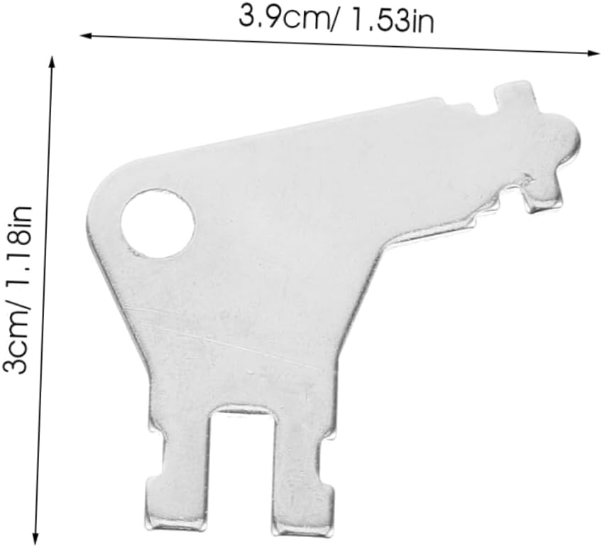 6pcs Metal Toilet Paper Dispenser Keys Replacement for 50504 Commercial Use