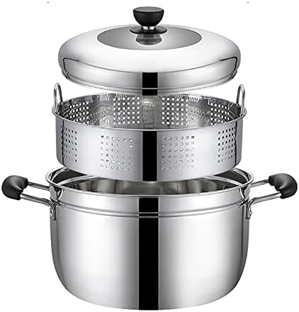 JSINEE 201 Stainless Steel Steamer Pot
