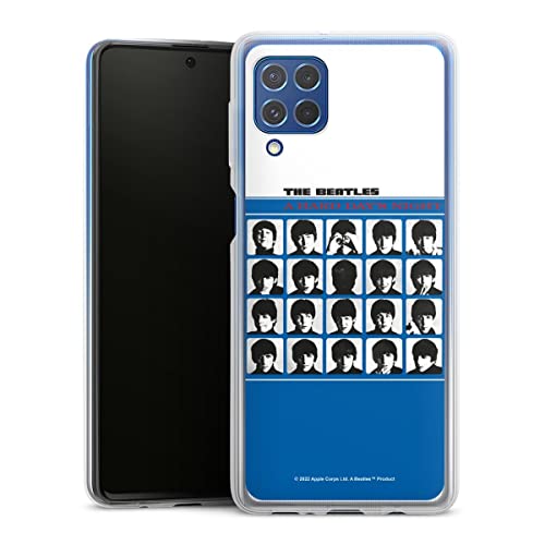 DeinDesign Coque en Silicone Compatible avec Samsung Galaxy M 62 Etui Silicone Coque Souple A Hard Day’s Night Musique The Beatles - Les Beatles, Paul McCartney, John Lennon, RIngo Starr, George Harrison DeinDesign Coque en Silicone Compatible avec Samsung Galaxy M 62 Etui Silicone Coque Souple A Hard Day's Night Musique The Beatles