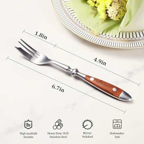 CherHomePastry Forks Set of 4