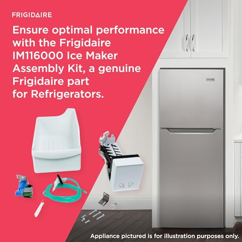 Frigidaire-IM116000-Ice-Maker-Assembly-Kit-for-Refrigerators-White Frigidaire IM116000 Ice Maker Assembly Kit for Refrigerators White