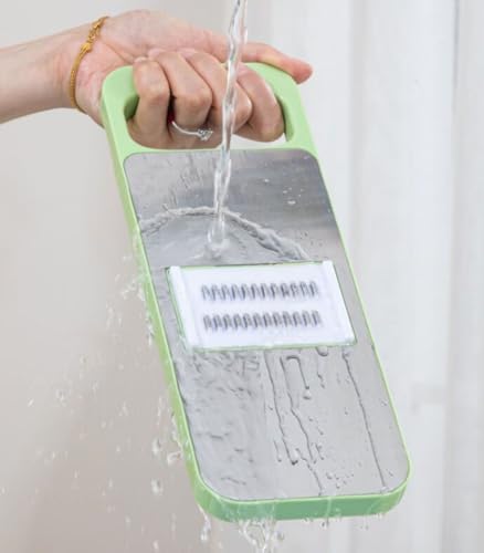 Multi-Function Mandoline Slicer with Protective Hand Guard