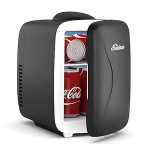   Mini-Fridge-Upgrade-Small-Fridge-Rapid-Cooling-4-Liter6-Cans-Skincare-Fridge-Cooler-and-Warmer-Refrigerators-for-Bedroom-Cosmetics-Office-and-Car-Black