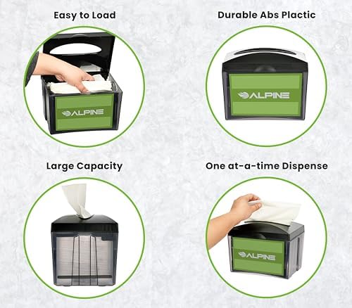 Alpine Tabletop Commercial Napkin Dispenser