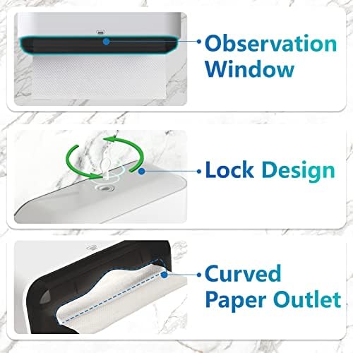 Premium Folded Paper Towel Dispenser Wall Mount