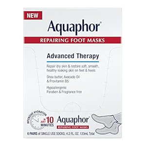 Aquaphor Repairing Foot Masks, Mois...