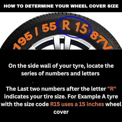 Image of PRIGAN Wheel Cover for Zest 15 Inch Silver Black Wheel Cap (Available in 15 Inch) (Set of 4 Pcs) (Press Fitting) Model- Swing DC-15