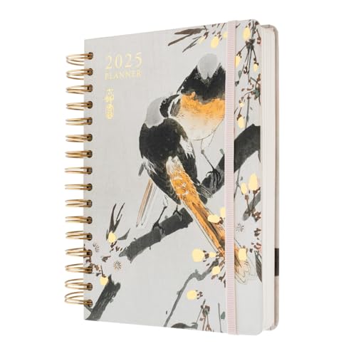 Kokonote - Agenda Scolaire 2024 2025 Journalier Japanese Art | Agenda Spirale - Août 2024 à Juillet 2025