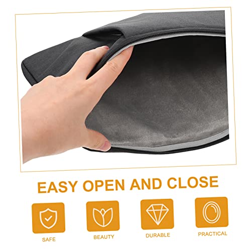 WATIIFUFU 14-Zoll-Computertasche Laptoptaschen verschleißfeste Laptoptasche Schoßtisch computer tasche computer bag gehäuse praktische Tasche für Tablet Reise-Laptop-Tasche Polyester Black – Bild 5