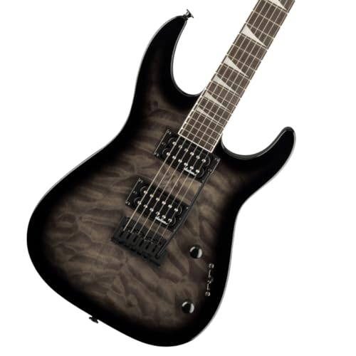 Jackson JS Series JS20 DKQ 2PT Transparent Black Burst – Guitare Électrique - Les Beatles, Paul McCartney, John Lennon, RIngo Starr, George Harrison Jackson JS Series JS20 DKQ 2PT Transparent Black Burst - Guitare Électrique