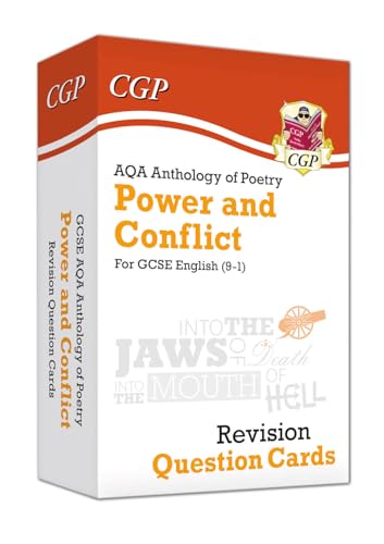 GCSE English: AQA Power & Conflict Poetry Anthology - Revision Question Cards: for the 2025 and 2026 exams (CGP GCSE English Literature Cards)