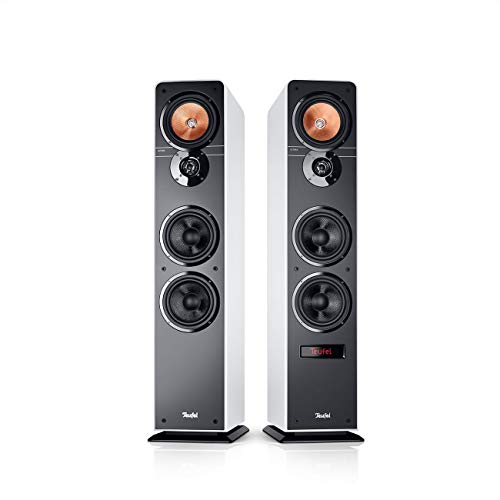 Teufel Ultima 40 Enceintes colonnes HiFi Actives Streaming Bass-Reflex (Blanc) - Les Beatles, Paul McCartney, John Lennon, RIngo Starr, George Harrison Teufel Ultima 40 Enceintes colonnes HiFi Actives Streaming Bass-Reflex (Blanc)