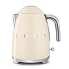 Smeg klf01crus 50s retro style aesthetic electric kettle cream  urban country home decor