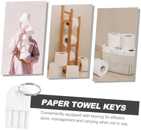 Homoyoyo 2 Sets Toilet Paper Dispenser Key Replacement