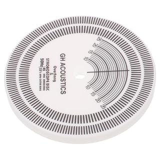 HEMOTON Fournitures pour Disques Vinyles Outil Détalonnage Détection De Vitesse pour Disque Vinyle Disque De Platines Testeur De Rapporteur Compteur De Vitesse Blanche Acrylique Réglage - Les Beatles, Paul McCartney, John Lennon, RIngo Starr, George Harrison