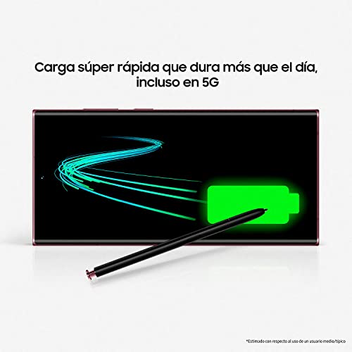 Samsung Galaxy S22 Ultra 5G (256 GB) Phantom Schwarz + Ladegerät – Handy, ohne SIM-Lock, Android-Smartphone (Spanische Version) – Bild 6