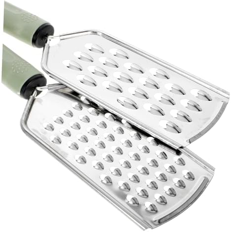 Stainless Steel 3-Piece Set Cheese Vegetable Grater Shredder for Kitchen Pro
