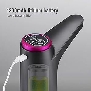   Water-Bottle-DispenserAutomatic-Drinking-Water-PumpWater-Jug-Dispenser-Smart-USB-Portable-Water-Bottle-Pump-with-USB-Electric-Charging-and-Automatic-Off-Switch-Black