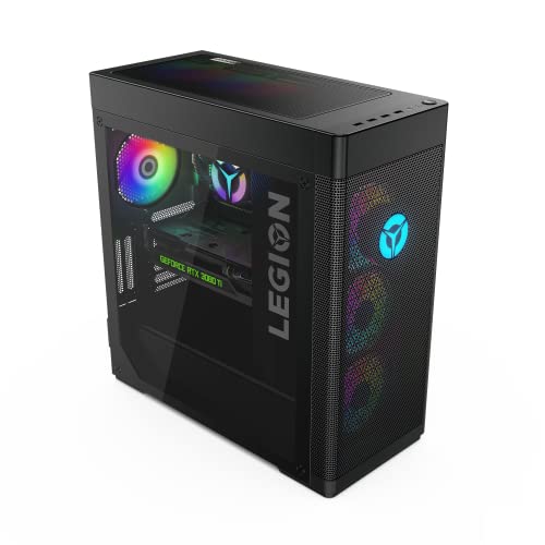 Lenovo Legion Tower 7i Gaming Desktop-PC | Intel Core i9-12900KF | 32GB RAM | 2TB SSD | NVIDIA GeForce RTX 3080 Ti | Win11 Home | QWERTZ | schwarz | inkl. Tastatur & Maus | 3 Jahre Premium Care – Bild 4