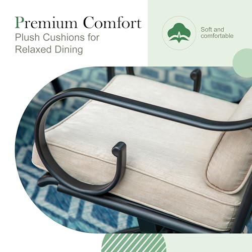 Sophiaandwilliamoutdoorpatiodiningsetfor6outdoortableandchairsremovableseatcushions4fixedchairs2swivelpatiodiningchairs59blackpatiodiningtable Urban Country Home Decor Sophia and william outdoor patio dining set for 6 outdoor table and chairs removable seat cushions 4 fixed chairs 2 swivel patio dining chairs 59 black patio dining table urban country home decor