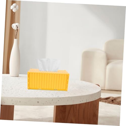 Vivid Shipping Container Tissue Box Cover Travel Wipes Case