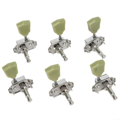 Mécaniques de guitare, chevilles d’accordage de guitare acoustique, chevilles d’accordage de guitare de luxe en métal, 3R + 3L, for ensemble de style - Les Beatles, Paul McCartney, John Lennon, RIngo Starr, George Harrison Mécaniques de guitare, chevilles d'accordage de guitare acoustique, chevilles d'accordage de guitare de luxe en métal, 3R + 3L, for ensemble de style