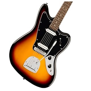 Squier Affinity Jaguar LRL 3TS 3-Color Sunburst – Guitare Électrique - Les Beatles, Paul McCartney, John Lennon, RIngo Starr, George Harrison