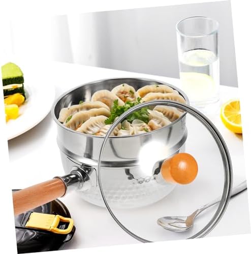 Gleavi Milk Pan with Steamer Bracket Set