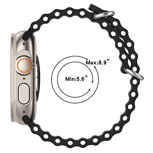 Image of STRAPY Strap Bands for F ire Boltt Ring BSW005, Compatible with 42mm | F ire Bolt Ring Pro BSW029 || Fire Boltt Ring Plus | F ire Boltt Call BSW014 | F ire Boltt Visionary BSW046 | Smartwatch Only