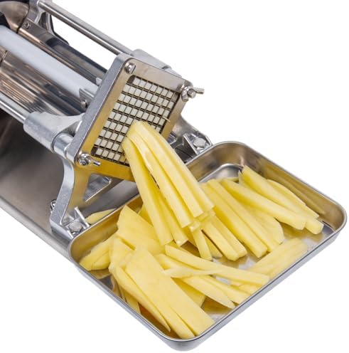 Electric French Fry Cutter Machine With 3 Sizes Stainless Steel Blades