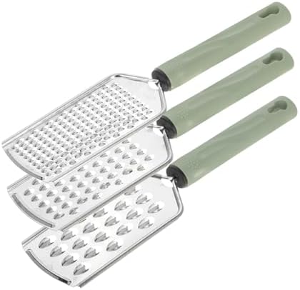 Mucklily 3-Piece Stainless Steel Grater Set