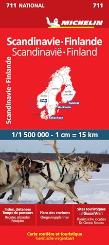 Carte NATIONAL Scandinavie, Finlande